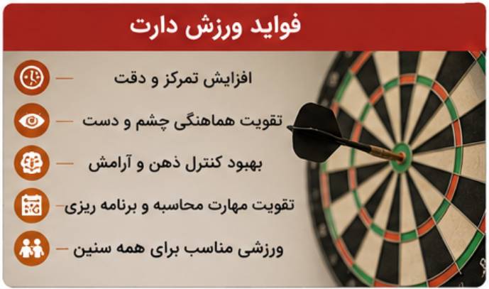 فواید ورزش دارت چیست